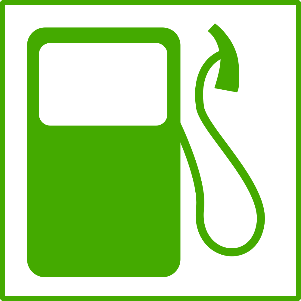 OnlineLabels Clip Art eco green fuel icon